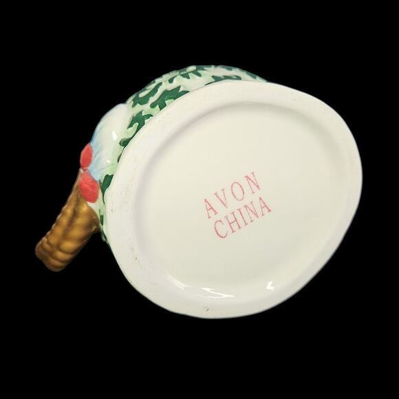 Christmas Sugar Bowl With Lid And Creamer Set Embossed Ceramic Box New‎ READ - Picture 8 of 9